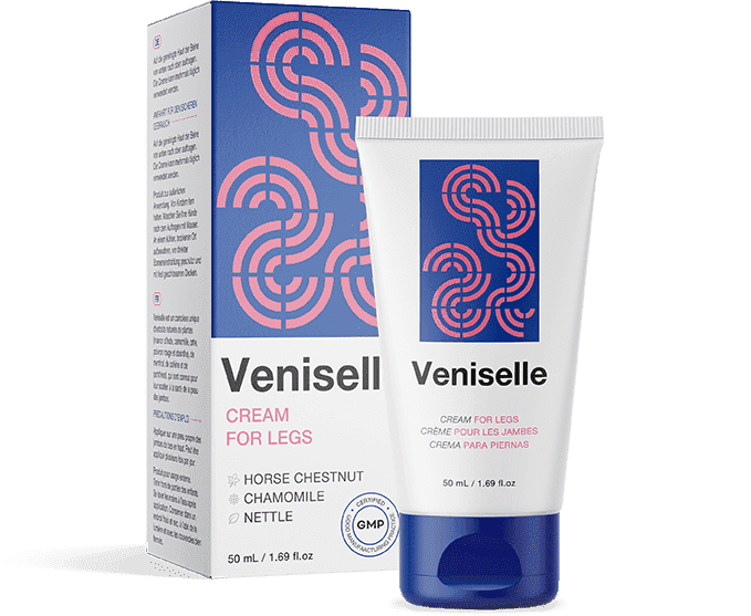 Tube de crème Veniselle pour les jambes